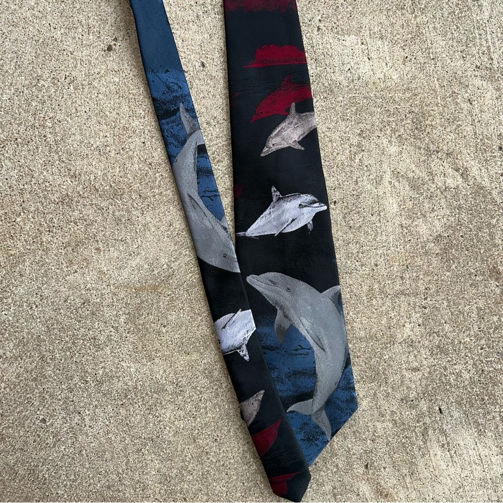 Animal Kingdom Men’s Dolphin Tie Novelty Gift